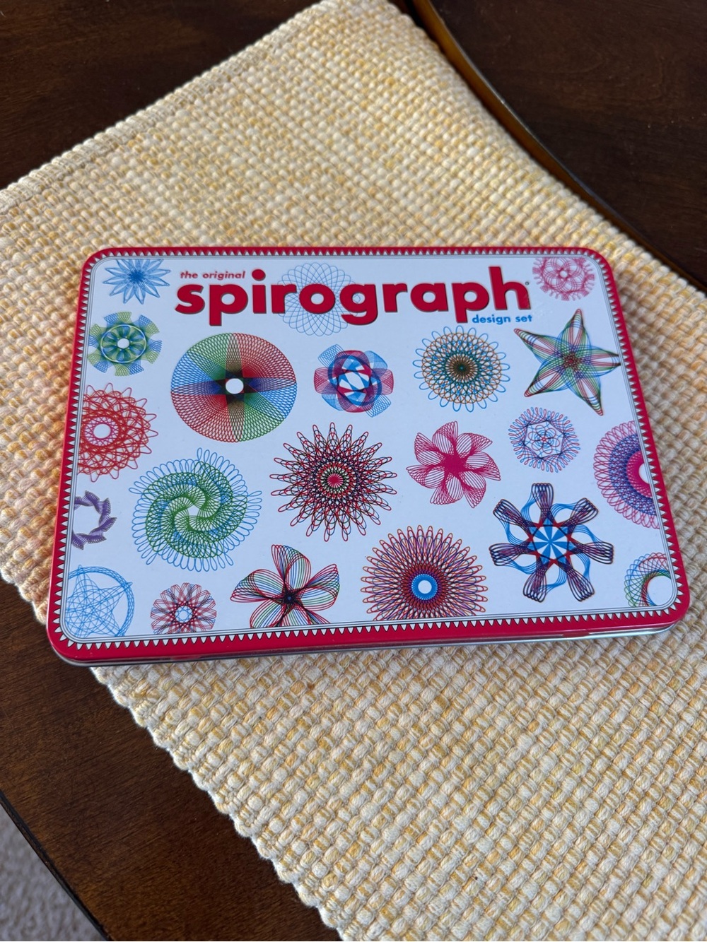 Spirograph Design Tin Set Original Super Deluxe Toy Kids Art Case Travel